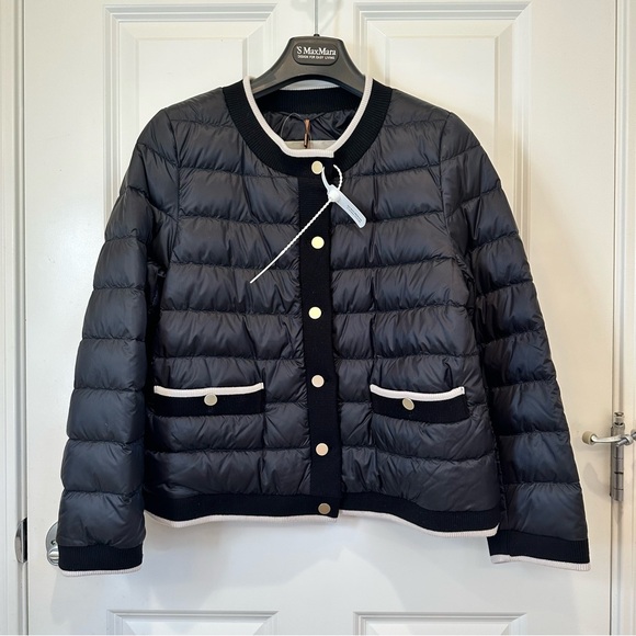 NWT Max Mara The Cube’Jackie’ Water Repellent Quilted Jacket Sz:M US6 Fall/Water - Picture 1 of 17
